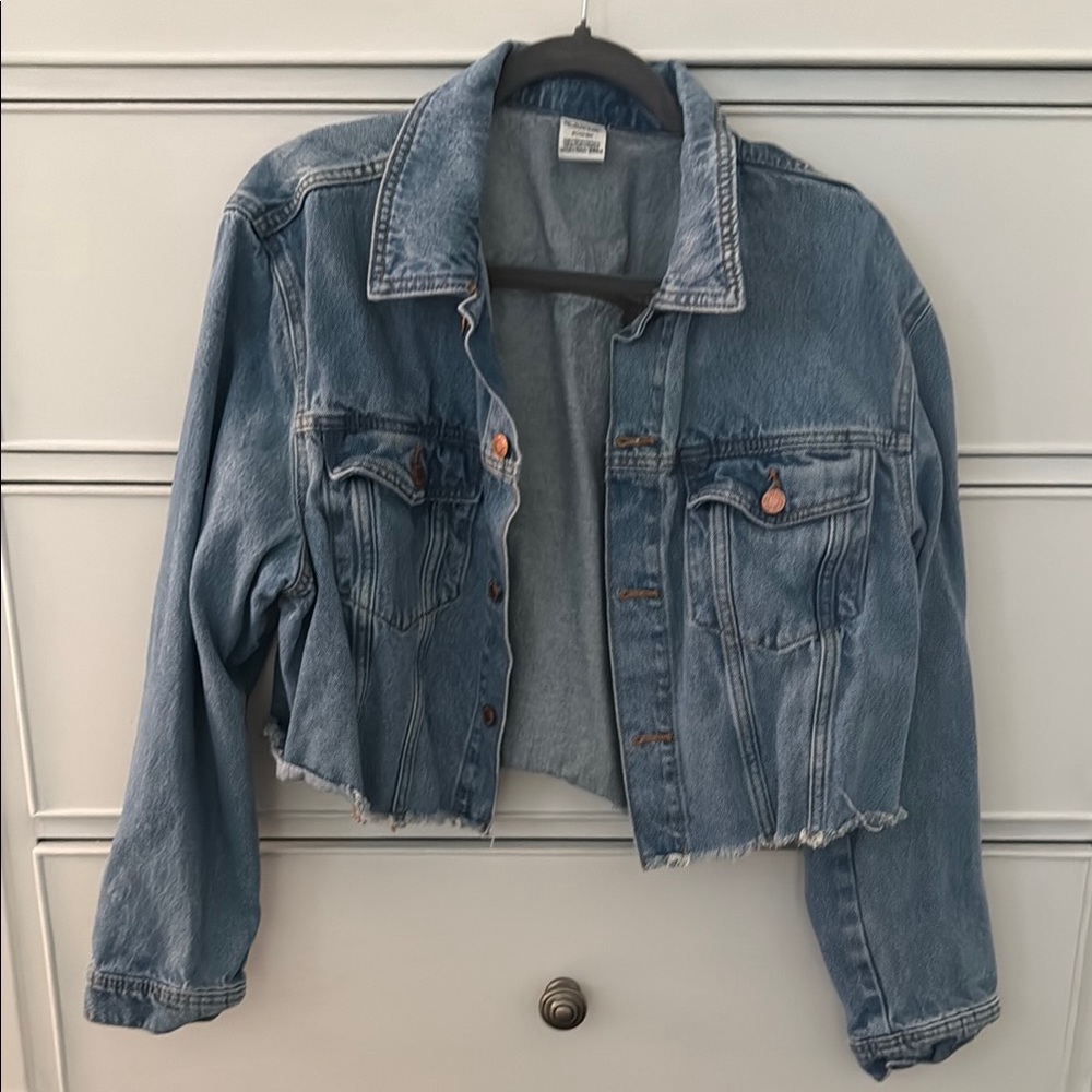 PINK Victoria's Secret Blue Jean Jacket